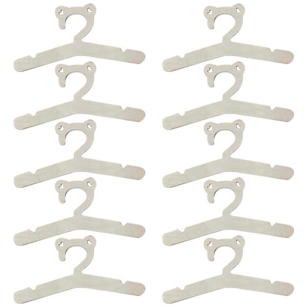 Träklädhängare Naturligt Träklädhängare för Klädställ Sovrum Barnkammare Dekoration för Barn, 10-pack