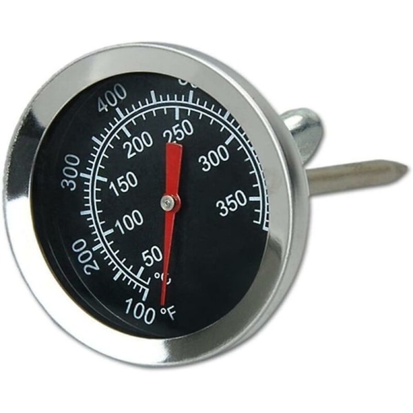 Rustfritt stål ovnstermometer Grill Grill Røyker Termometer 50 til 350°C, 100 til 700℉ (Type A 350°C)