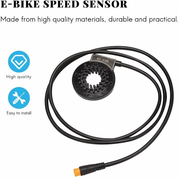 Elektrisk sykkel PAS-sensor E-sykkel vanntett konverteringssett deler E-sykkel PAS-sensor assistentsystem KT-V12L