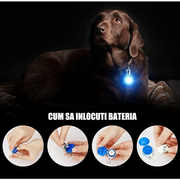 Pennun ripustimet, 3 valaistustilaa, LED, sininen/vaaleanpunainen, 2 kpl