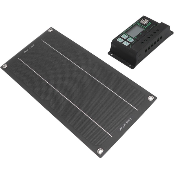 600W Solpanel Batterilader Kit, 18V Bærbar Solpanel Batterilader til Bil Campingvogn
