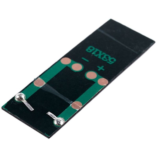 20 st Mini Solpaneler Nya 0.5V 100MA Solfotovoltaiska Paneler Batteriladdare Modul DIY 53 x 18 2.5mm