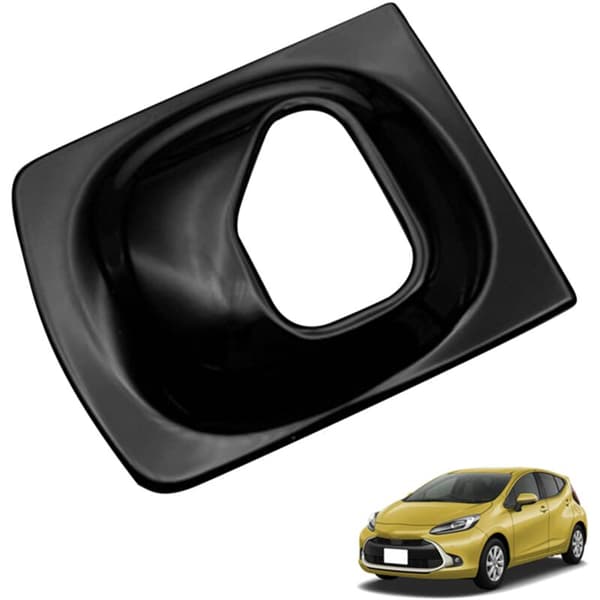 Bil Glans Sort Central Control Gear Shift Panel Cover Trim Dekal Interiør Modifikation til AQUA 2021 2022 RHD