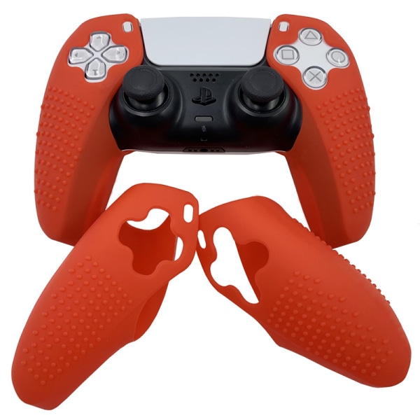 PS5 vänster och höger handtag delat cover (röd)