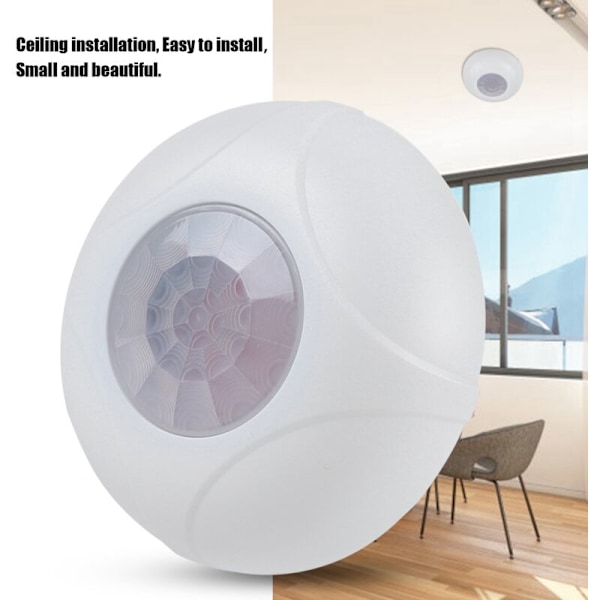 Trådløs Loft Passiv Infrarød Detektor Topmonteret, Loftkabel, Passiv Infrarød Sensor, Alarm-