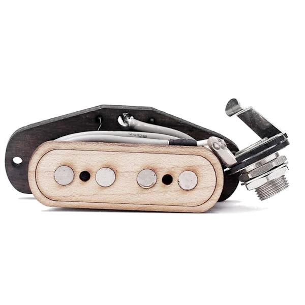 4-strängars Gitarr Mikrofon, Enkelt Spol Pickup med 6,35 mm Jack för Elektrisk Gitarr Ersättningsdelar