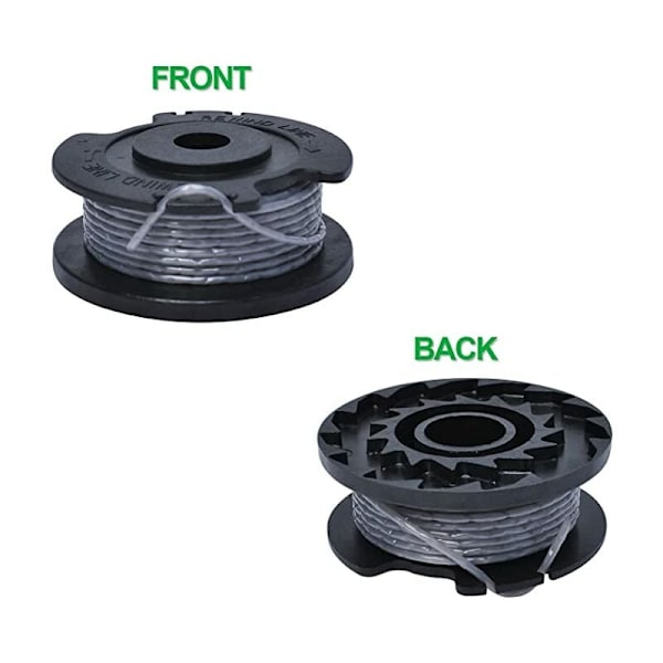 Ersättningsspole för gräsklippare F016800569 för Bosch EasyGrassCut 23/26/18/18-230/18-260/18-26 sladdlös buskröjare, - Ø 1,6 mm 6,1 m, Tillbehör för