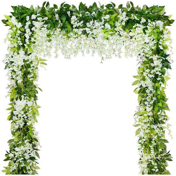 Viiniköynnös, keinotekoiset roikkuvat kukkaköynnökset, tekokasvit Ratta Vine Hanging Flower Garland
