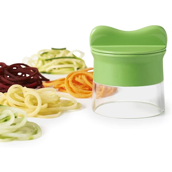 Spiralizer för grönsaker, grönsaksrivare för morötter, gurkor, potatis, pumpor, zucchini, lök