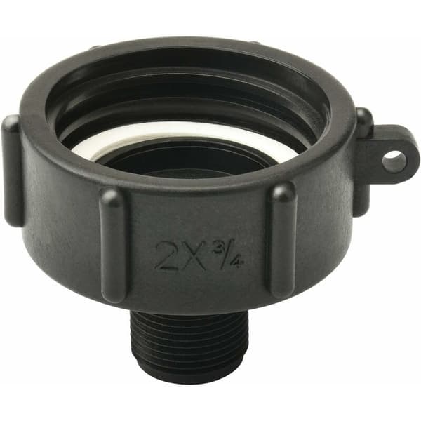 IBC Adapter S60 Skrueforbindelse til IBC Vandtank 2 Tommer til 3/4 Tommer（1stk）