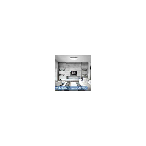 LED Taklampa Ø23cm 12W 6500K Badrums Taklampa Vattentät IP55 LED Taklampa Rund Passar för Badrum Sovrum Kök L