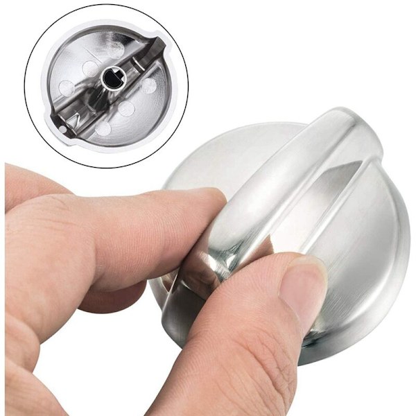 Knoppar WB03T10325 Brännarstyrningsknoppar för Universal Elektrisk GE Spis Kokplatta Knapp 2691864 PS3510510 (6-pack)