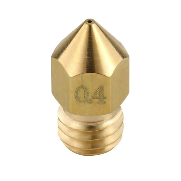 56 stk. 3D-printerdyser MK8-dyser 3D-printer messingdyser 0,4 mm til -8/-10/ 3/ 3 V2/ 3S