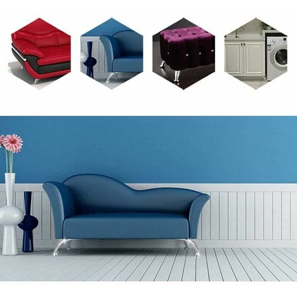 Tykke sofabein i rustfritt stål, Starlight møbelbein, krombein, møbelskap seng sofa føtter, for sofaer, stoler, krakker, skap 4 stykker