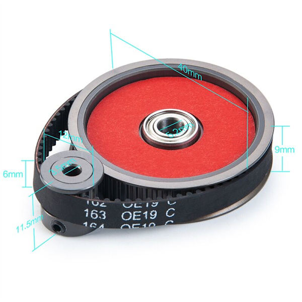 Motorremdrivningssystem för 1/10 Axial SCX10 SCX10II 90046 RC Crawler Car Parts (5,0 mm)
