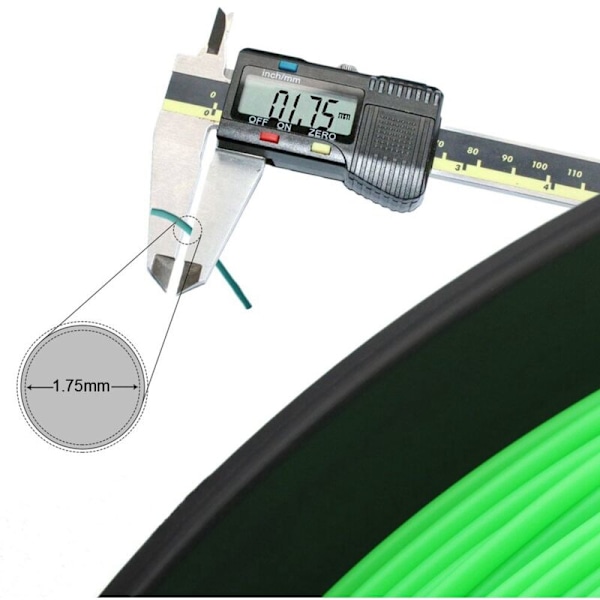 3D-skrivarmaterial ABS Filament Leverans Utskrift Material Diameter 1,75 mm ABS Skrivare 1 kg (2,2 lb) / Spole (Färgad)