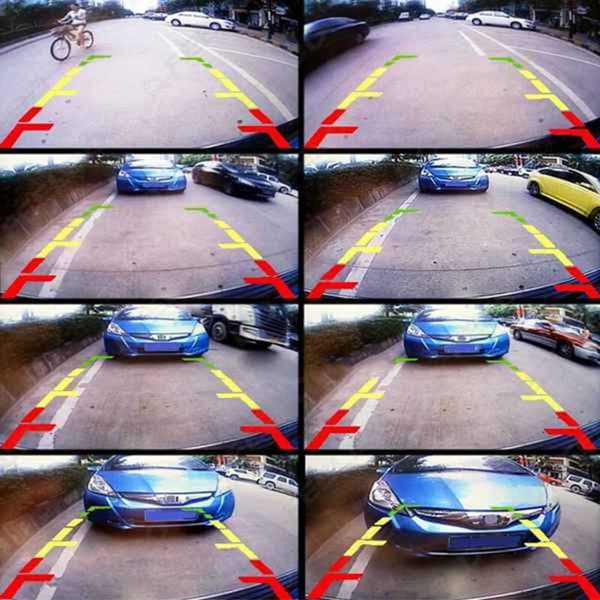 Bil 4 LED Backkamera HD Vattentät Passar för 2007-2013