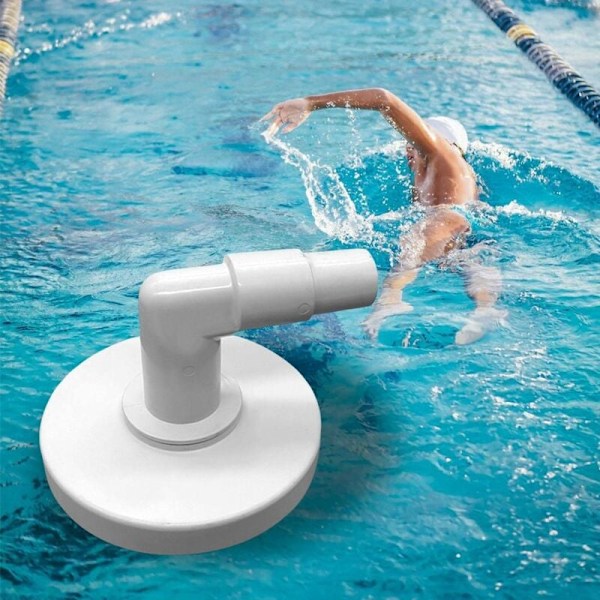 Bärbar Skim VAC-platta 90 graders armbåge Pooltillbehör Verktyg för Spa Ovan/I Bassäng Varm Pool