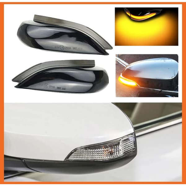 Dynamisk bil LED bakspejl lys blinklys indikator til Yaris XP130 E180 Prius