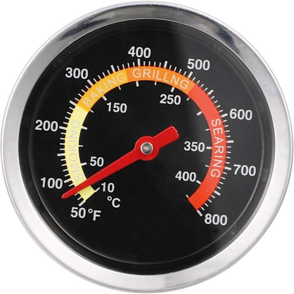 Termometer i rustfritt stål BBQ Termometer Temperaturmåler for grilling - RWThermometer