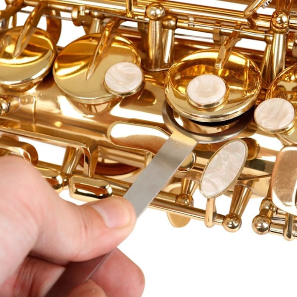 5 st Saxofonplattor Sax Reparationskit Platt Vindinstrumentverktyg Nivelleringstryck Tillbehör Underhåll