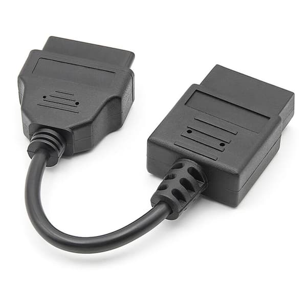 For 9 Pin OBD1 til OBD2 Kabel 16 OBDII Diagnostisk Interface Forlængerledning