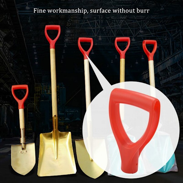 Plastskuffe D-grep Håndtak Gressgård Hage Snøfjerningsspade Gaffelspade