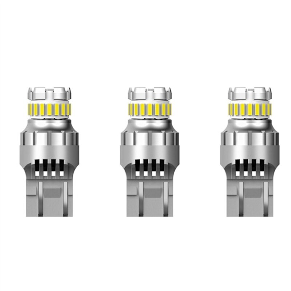 3X Auton T20 7440 W21W LED Canbus Peruutusvalot W21/5W 7443 Polttimo Jarruvilkku 6500K Super Takavalo