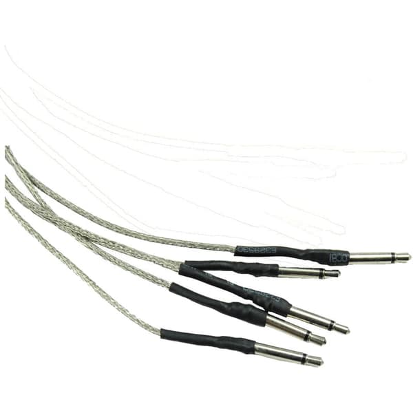 5 st böjbara akustiska gitarrtransduktorer Känslighet Piezo Bridge Pickup Kabel