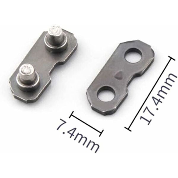 10 stk motorsagkjede reparasjonssett for 3/8-LP Master Link Gauge stropper Gauge verktøy svært godt matchet med original