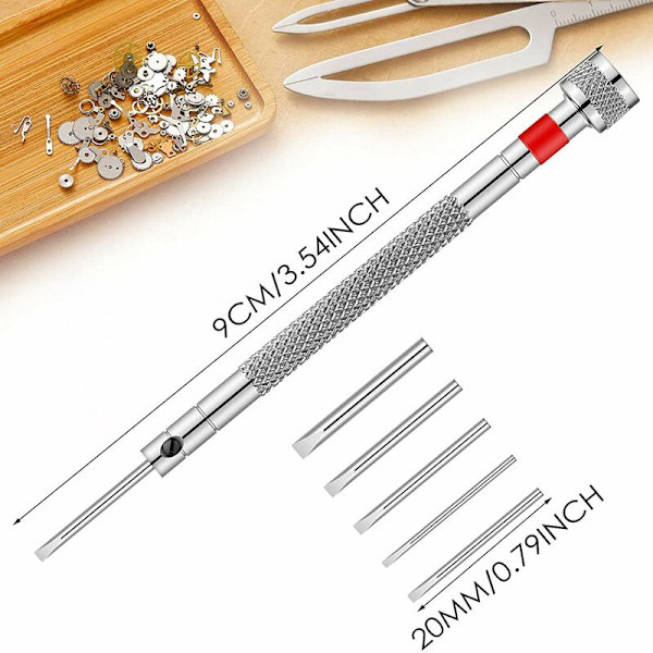 10 st Mini Precision Skruvmejsel Set för Klockreparation Glasögonreparation Arbetselektronikreparation