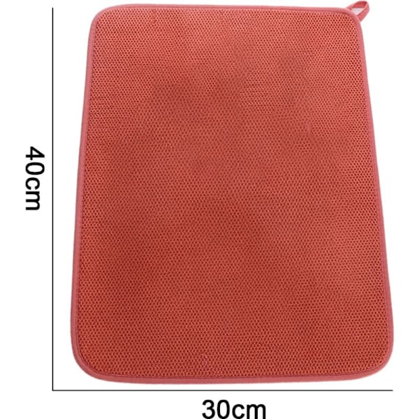 Mikrofiber Oppvasktørke Matte, Superabsorberende, Mikrofiber Oppvasktørke Matte