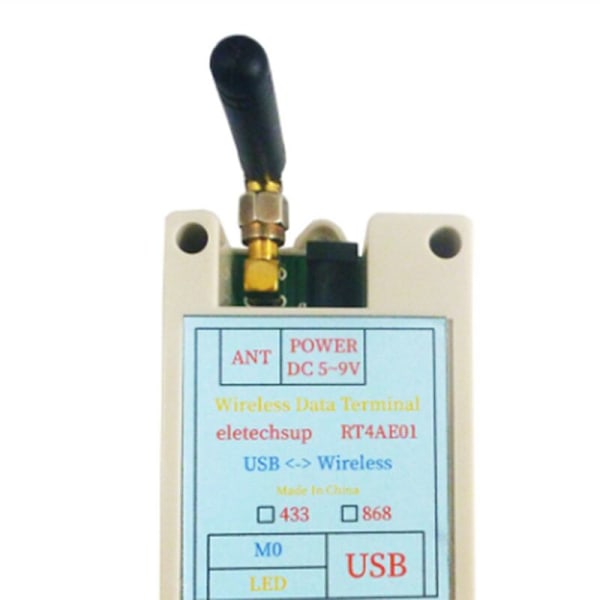 USB RS485 RS232 20DBM 433M Trådløs Transceiver VHF/UHF Radio Modem Sender og Mottaker (USB)