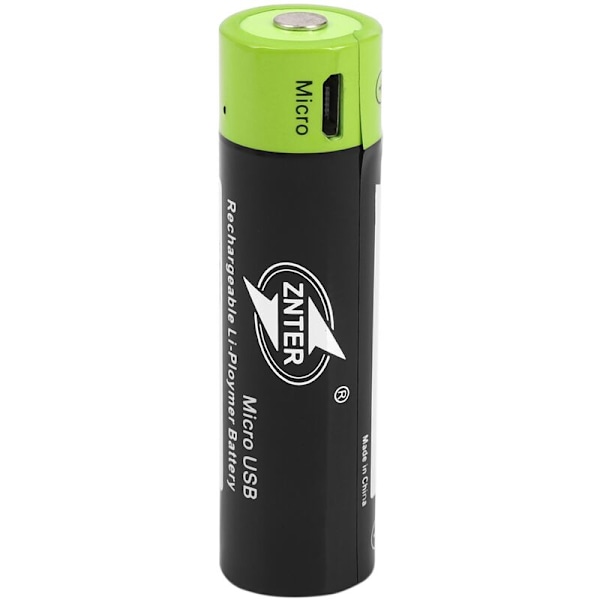 1 stk 18650 Genopladelig Batteri 3.7 V 1500Mah Aa Usb Opladning Lithium Batteri Udstyret Med -Usb Opladning