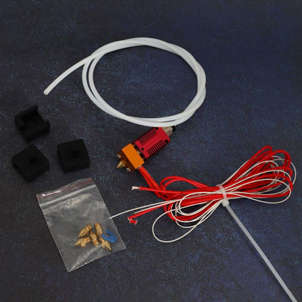 Mk10 Extruder Hot End Kit Ersättningsdelar -10 -10S S4 S5 3D-skrivare Filament 1.75mm Munstycke 0.4