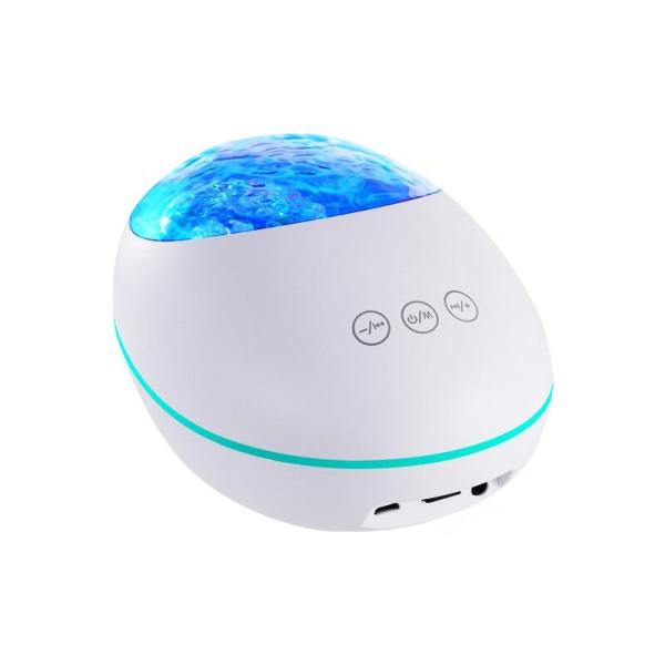Aurora Nordlys Projektor, 3 i 1 Nattelys med Hvid Støj, Timer, Bluetooth Højttaler, Galaxy Lys Rumlys til Loft