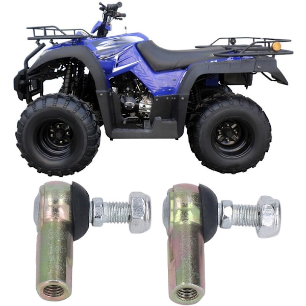 2 stk. Styrestangsende M10 10mm Stabilisatorstang Kugleled Sæt til 50cc 70cc 90cc 110cc 125cc ATV Scooter Karting Motocross