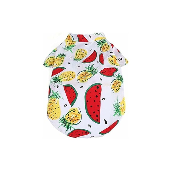 Havaijin koirapaidat (valkoinen ja punainen-M)-