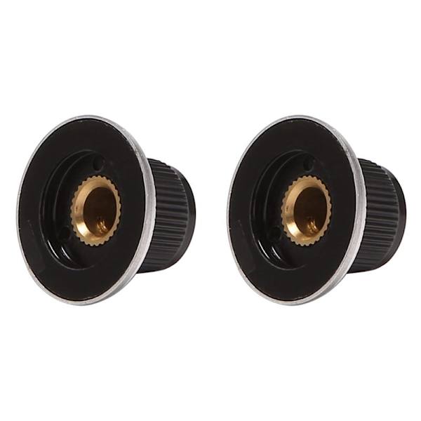 20 x Potentiometer-knappar i metall med fack 0-9 för 6 mm axelknapp