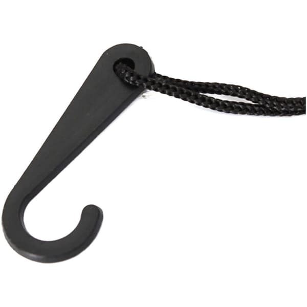 Ukulele bærerem justerbar nylon ukulele skulderrem nylon rem med krog til ukulele - sort