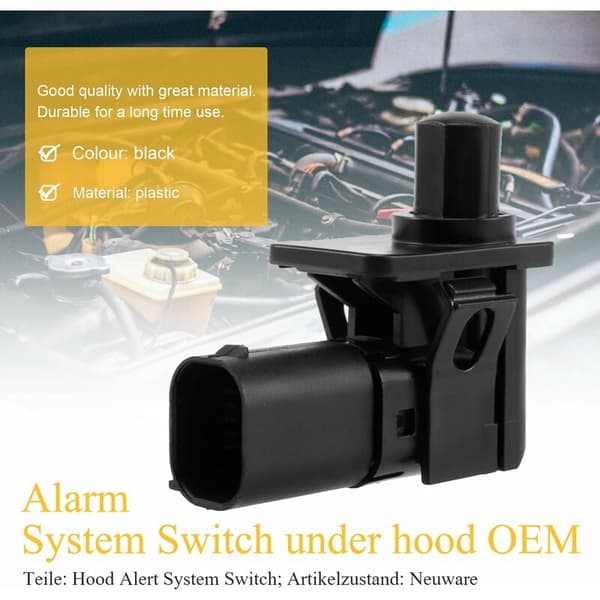 Alarm System Switch Under Hood Sensor 61319119052 for E46 320I E39 530D E60 E38 E65 Hood