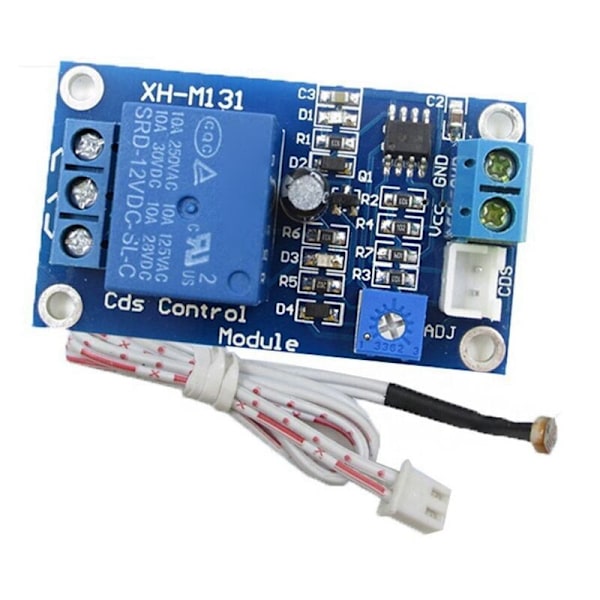 12V Lysstyringskontakt Fotoresistor Relæmodul Detektor Sensor XH-M131