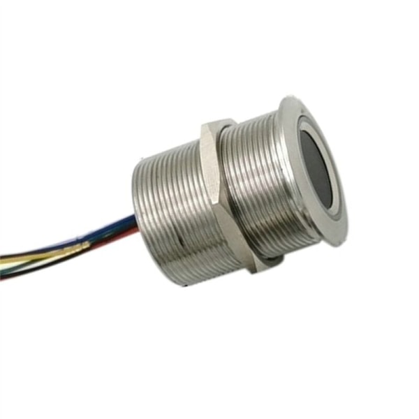 R503 Cirkulär Rund RGB Ring LED Indikator Kontroll DC3.3V MX1.0-6Pin Kapacitiv Fingeravtrycksmodul Sensor Scanner, 32Mm