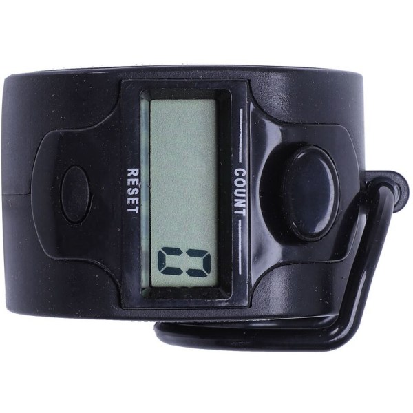 Mini 5-sifret LCD digital display digital håndholdt telleapparat hvit