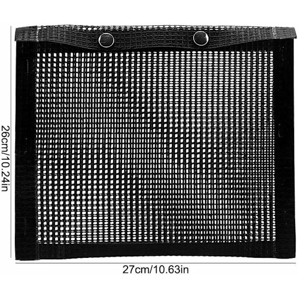 Gjenbrukbar grillnettpose Non-Stick BBQ og stekeposer Varmebestandige kokeposer Egnet for ovn Dehydrator Air Fryer Gassgrill