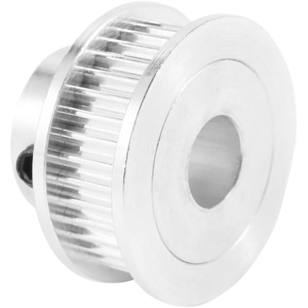 Aluminium GT2 36 Tænder 8mm Bore Timing Remskive Flange Synkronhjul til 3D Printer