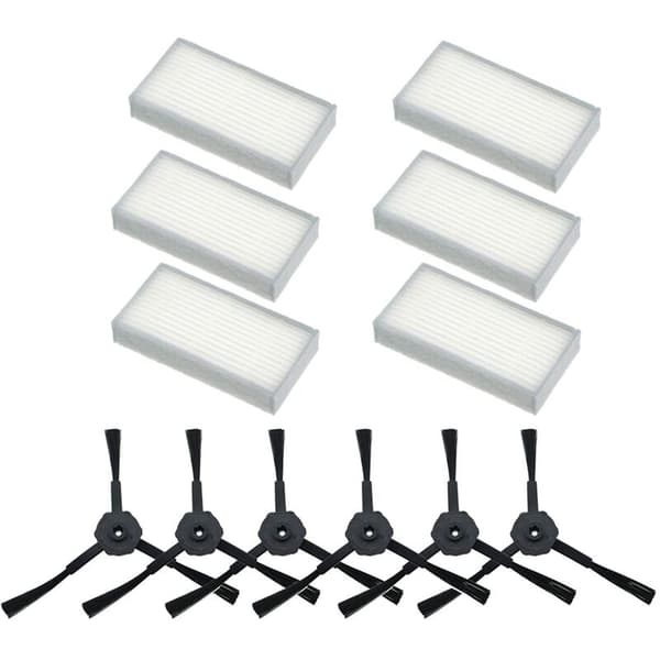 Passer til V3 V3S V5 V5S Pro Sweeping Robot Tilbehør Sidebørste HEPA Filter Skjerm