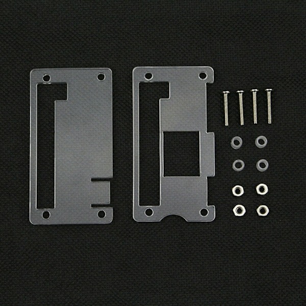 Akryl 4 i 1 Kit til Zero W og Pi Zero med Køleplade