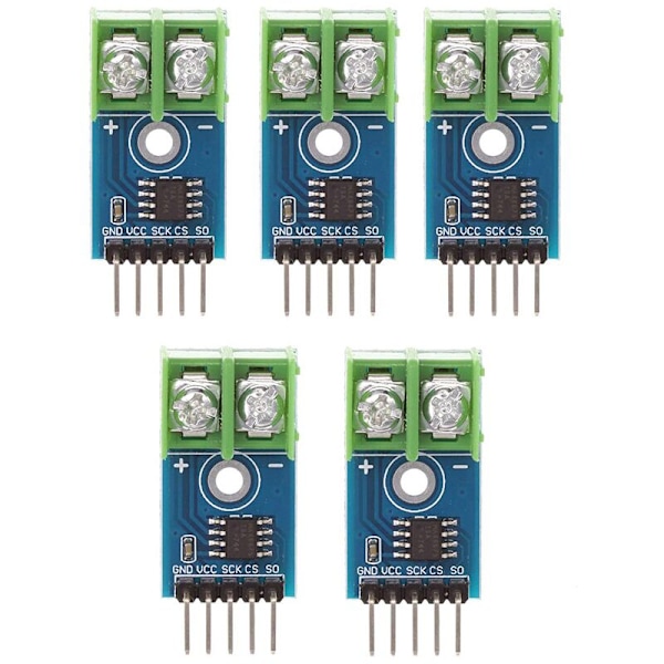 5 st MAX6675 K-typ termoelement temperatursensormodul för