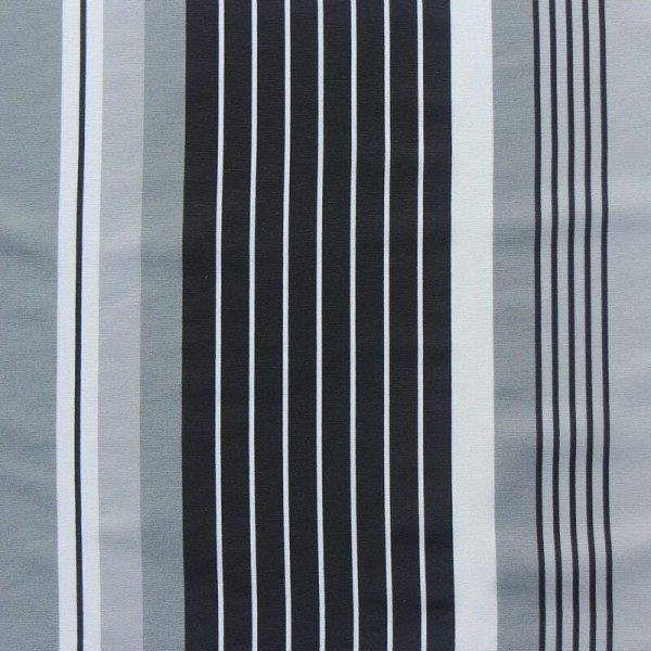 Stripete belagt duk Lys grå 150x250 cm